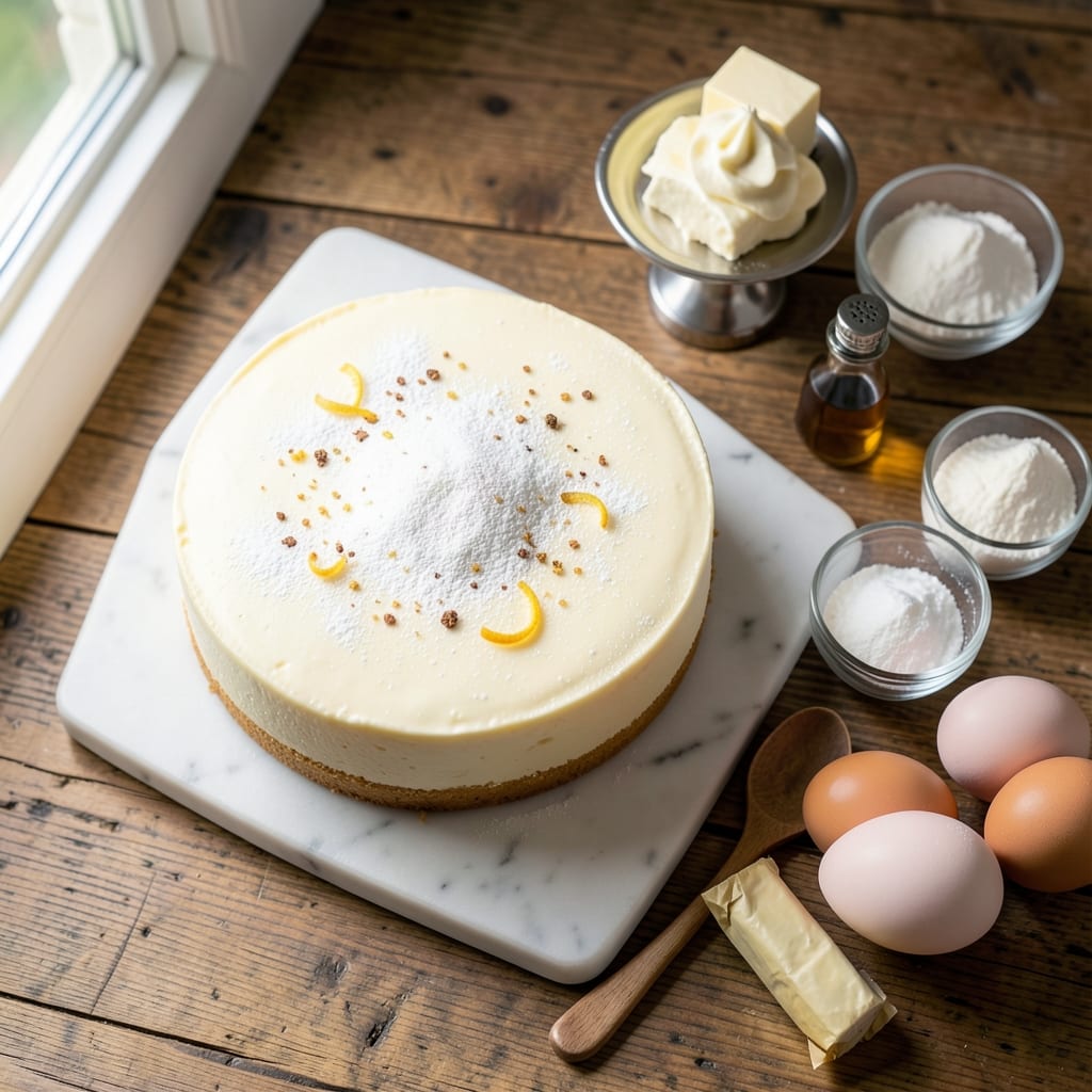 8-Inch Round Vanilla Cake Recipe: Moist Crumb and Buttery Caramelized Top