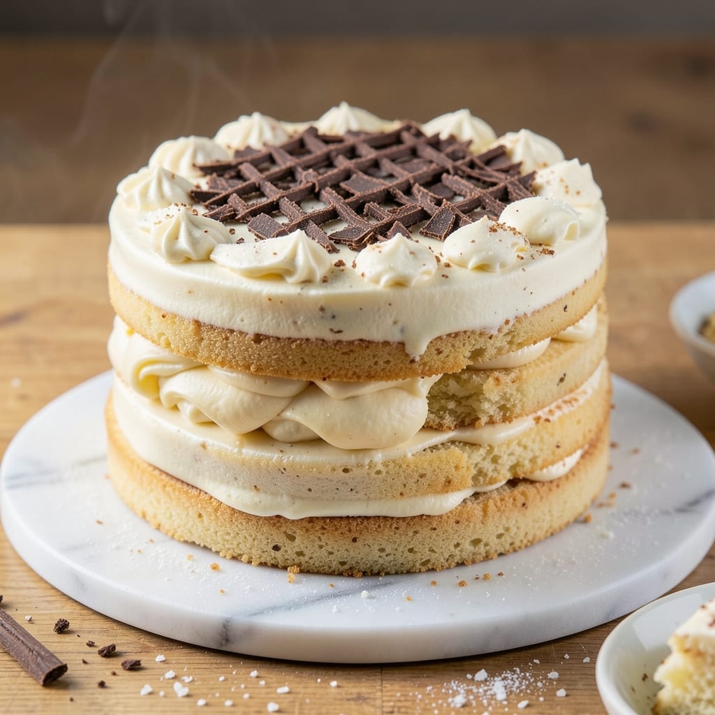 3 Layer 8 Inch Vanilla Cake Recipe: Precision Stacked Height With Edible Glue