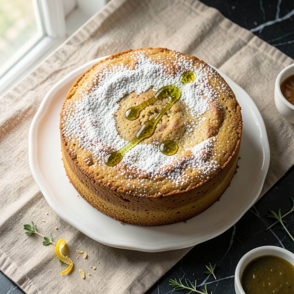 Almond Flour Olive Oil Cake Recipe: Crunchy Top, Moist Heart Without Gluten