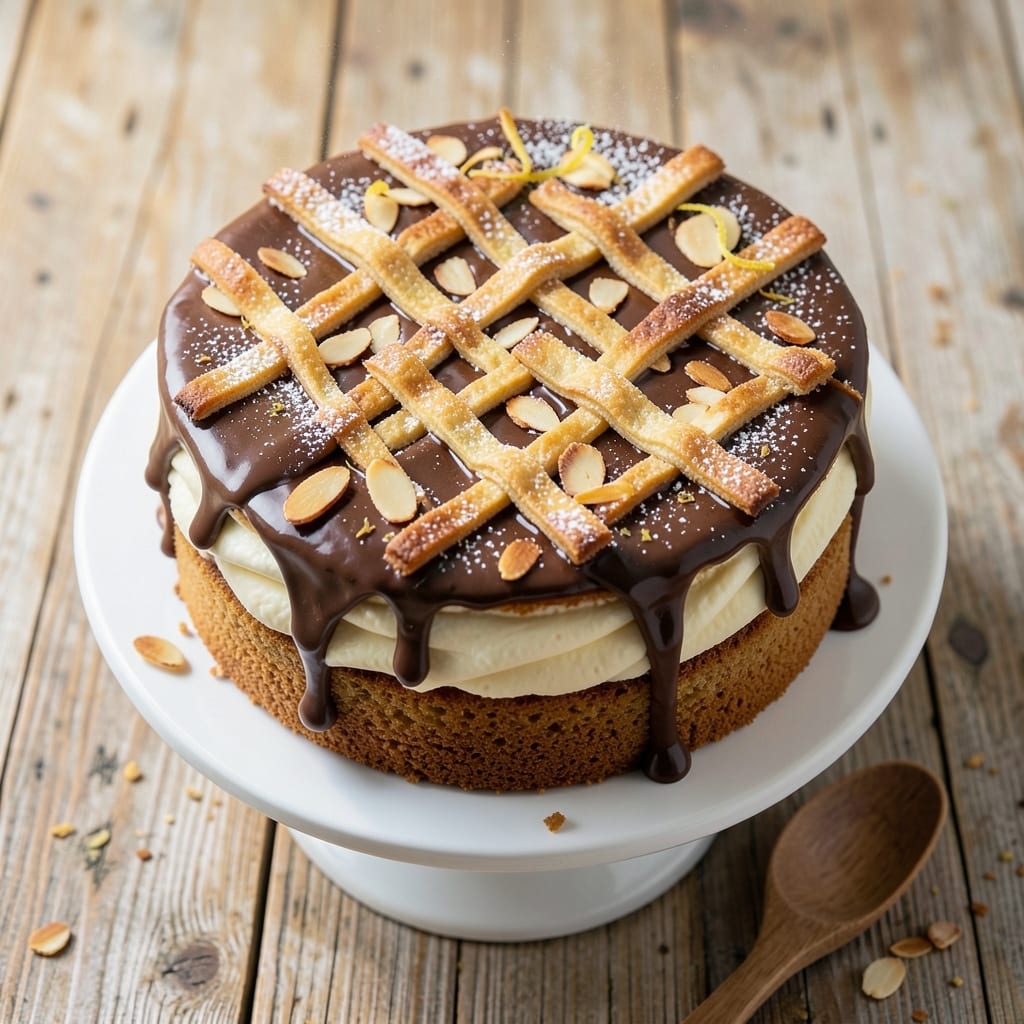 Almond Bakewell Cake Recipe: Vanilla-Infused Layers and Crunchy Almond Top