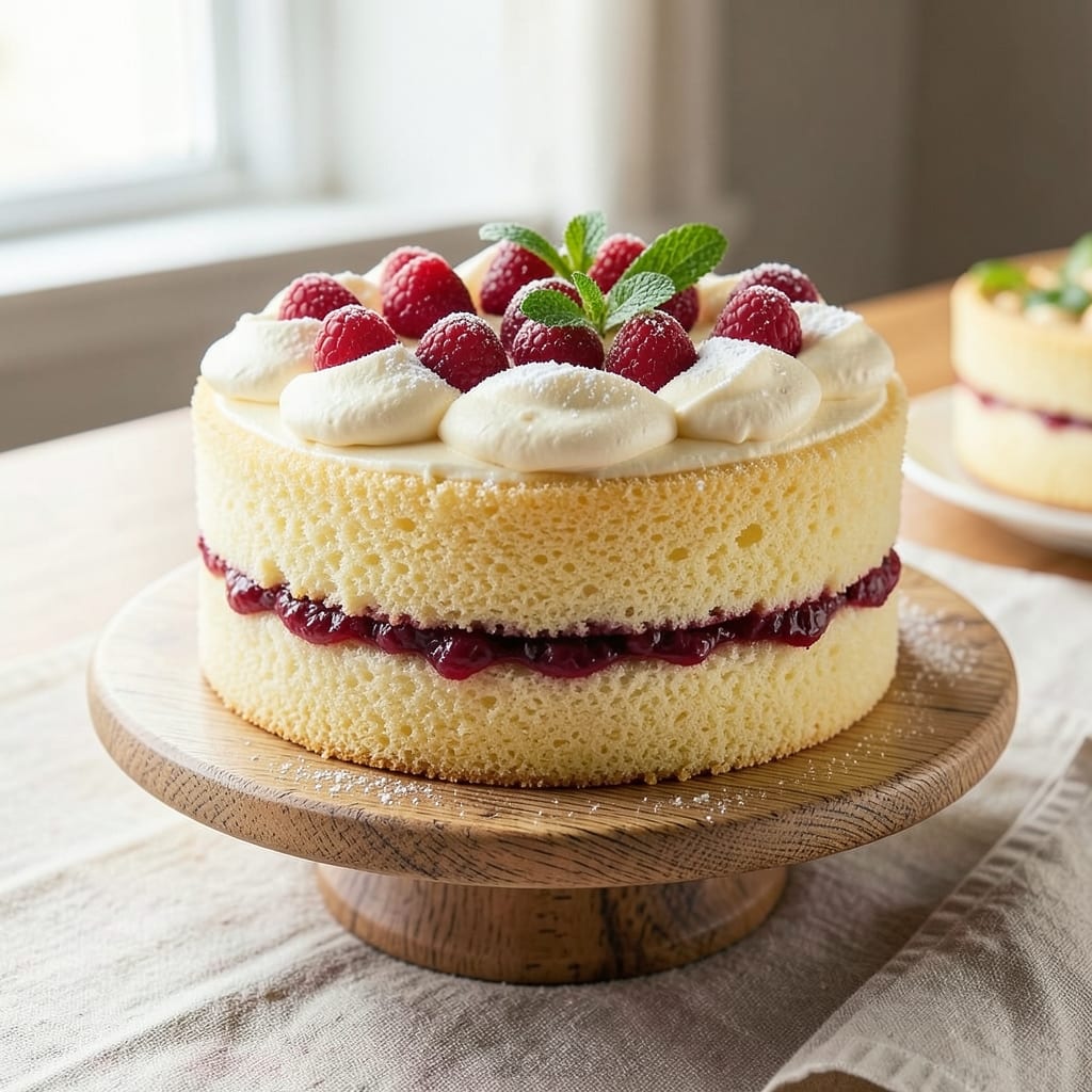2 Egg Victoria Sponge Cake Recipe: Buttery Layers and Jam-Filled Elegance