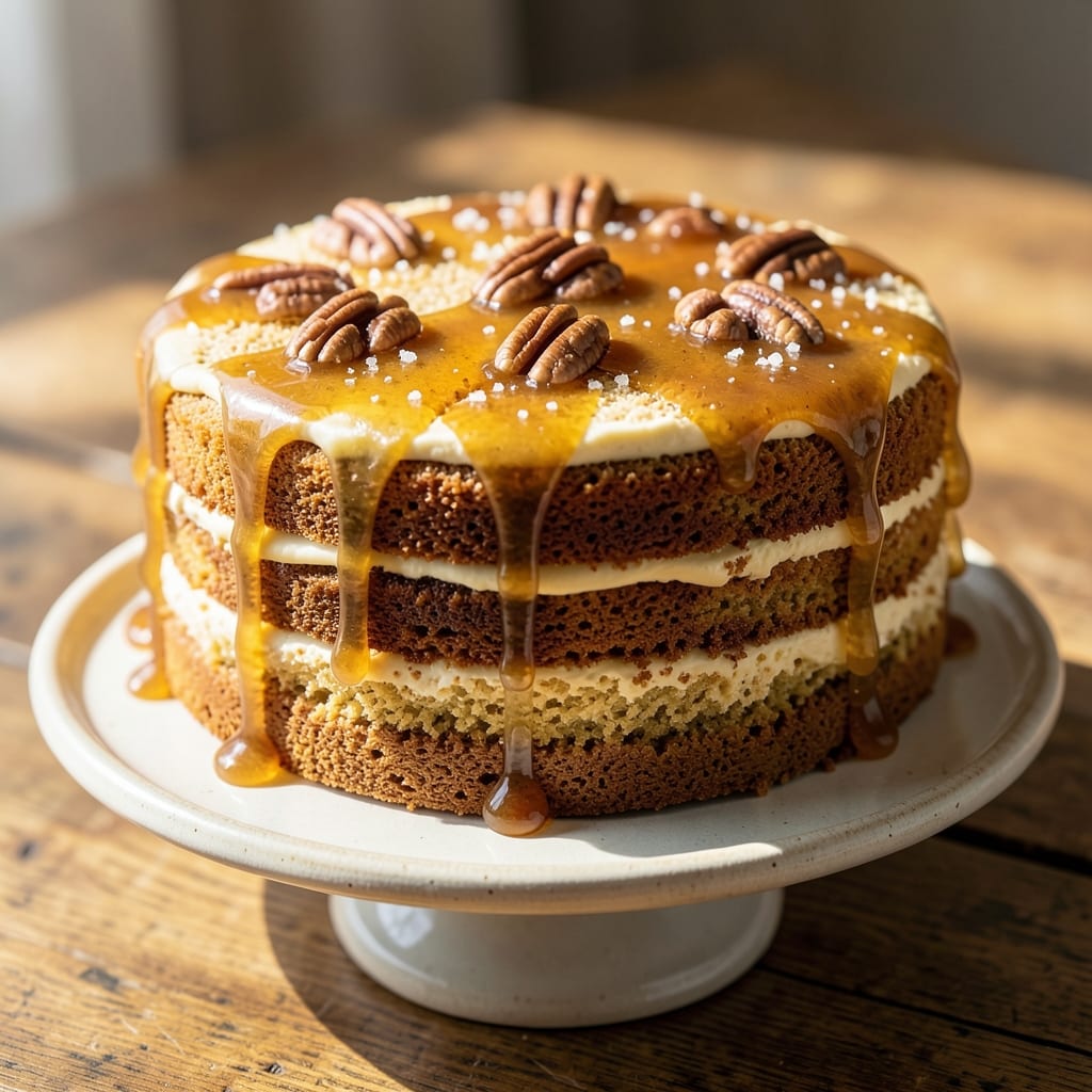 Amber Cake Recipe: Honey-Soaked Layers With Caramelized Top
