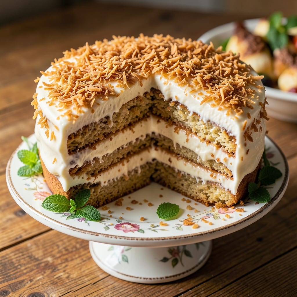 Amazing Coconut Cake Recipe: Tropical Layers with Crispy Top Magic