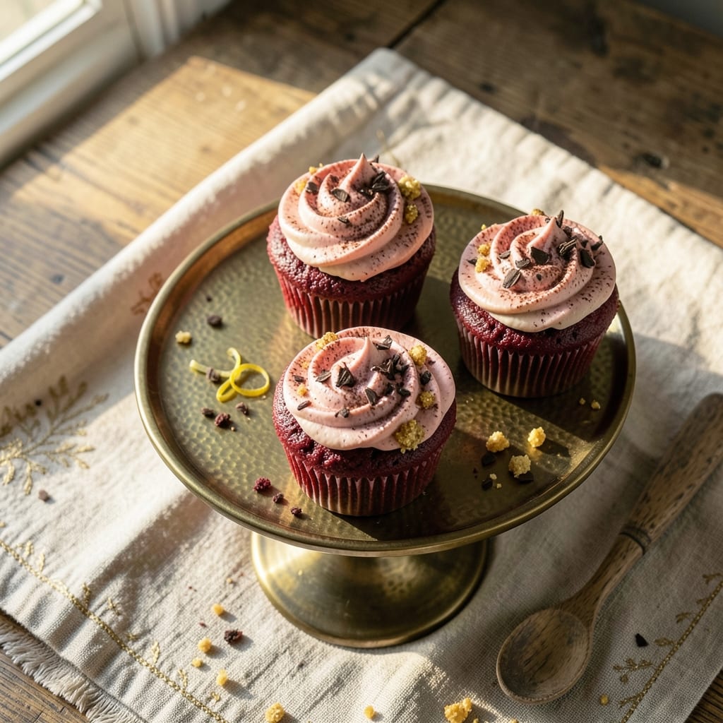 Alcohol-Infused Red Velvet Cupcakes Recipe: Boozy Moisture with Vanilla Swirl Magic