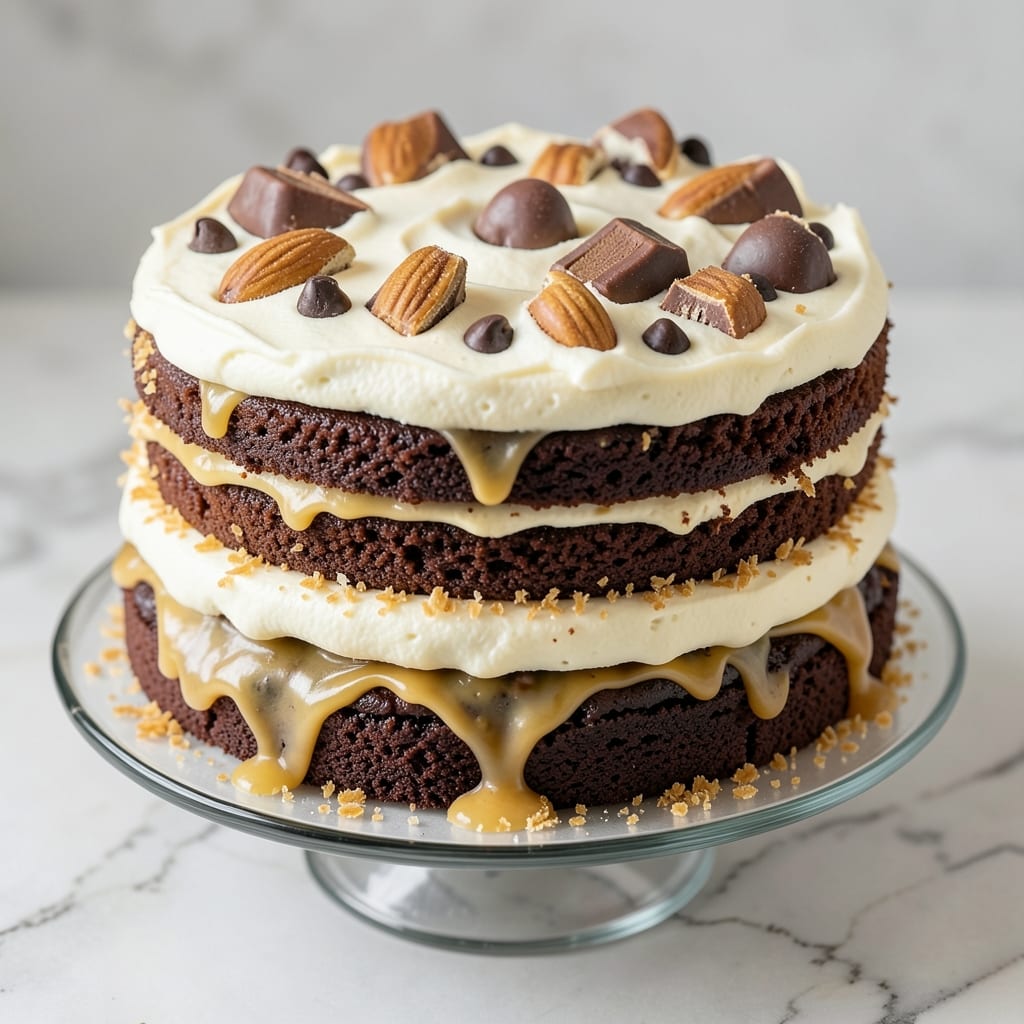 Almond Joy Earthquake Cake Recipe: Boozy Coconut Swirls and Crunchy Almond Top