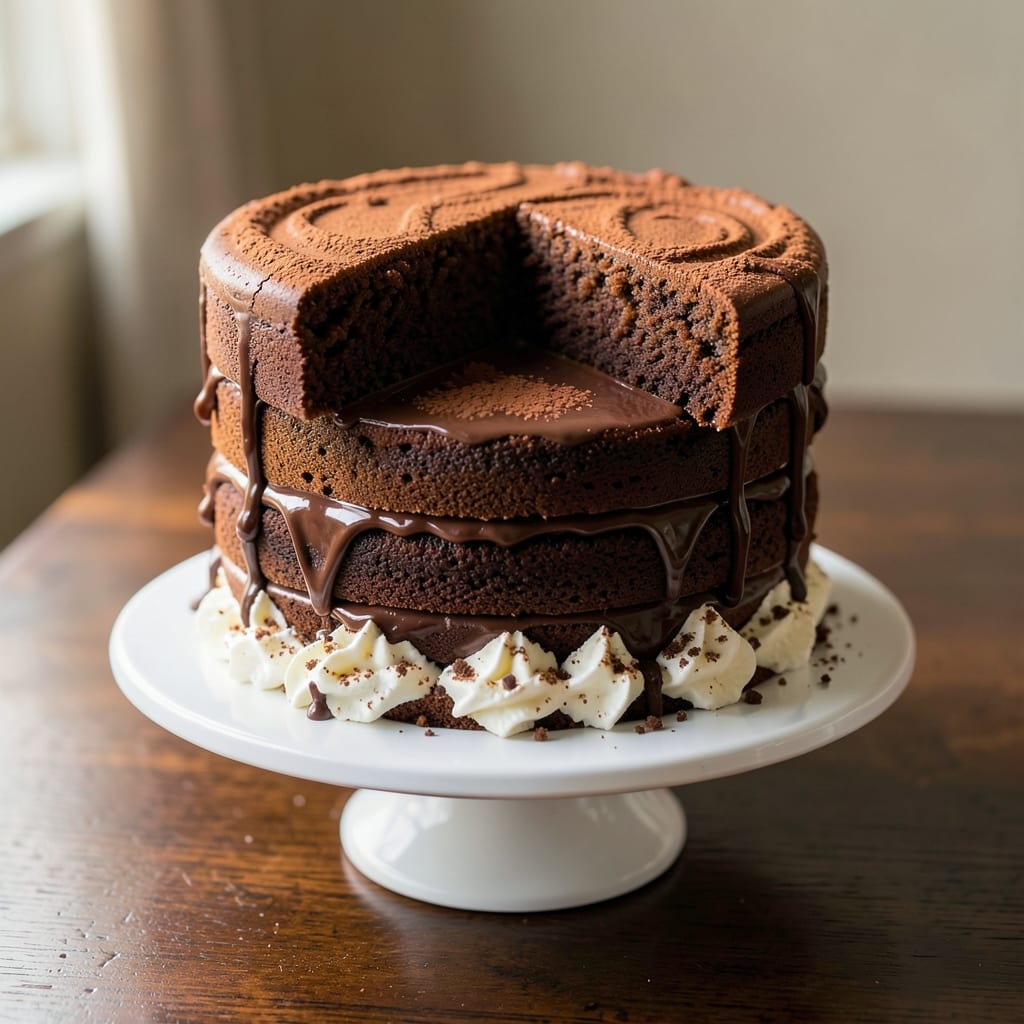 3 Layer Chocolate Fudge Cake Recipe: Fudgy, Moist Middle With Crispy Top Magic