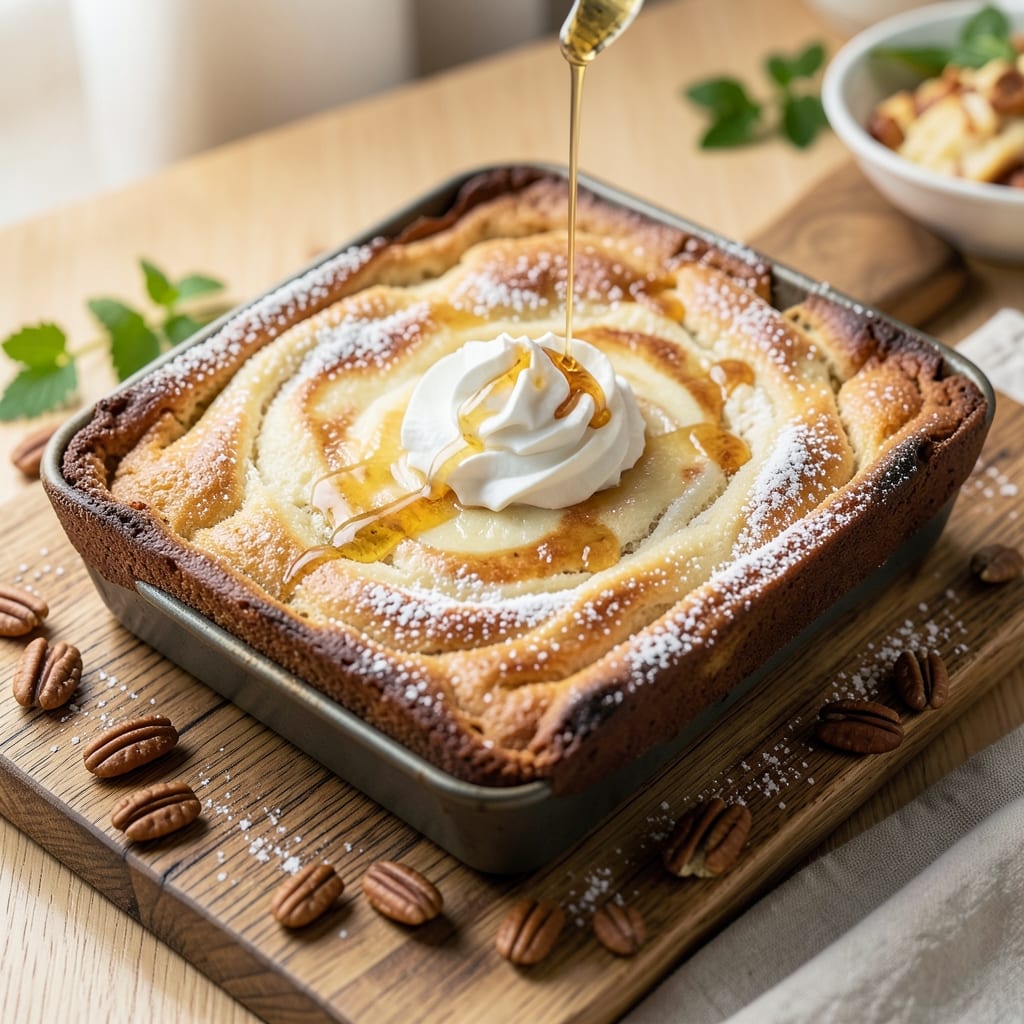 8x8 Pan Dump Cake Recipe: One-Bowl Magic With Vanilla Buttercream Rivers