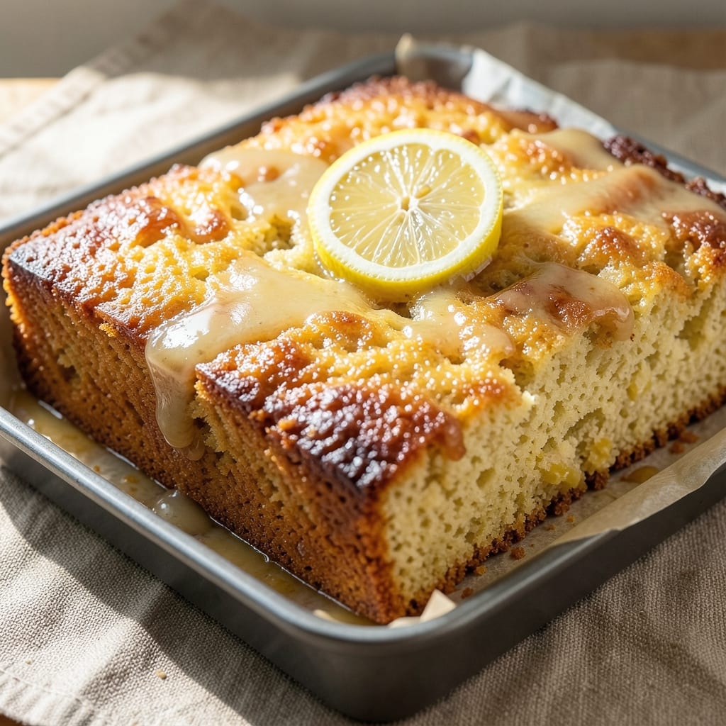 4-Ingredient Lemon Pound Cake Recipe: Zesty Brightness With Buttery Crust
