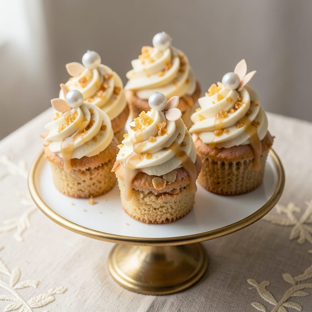 Almond Wedding Cake Cupcakes Recipe: Vanilla-Almond Swirl Elegance in Mini Bites