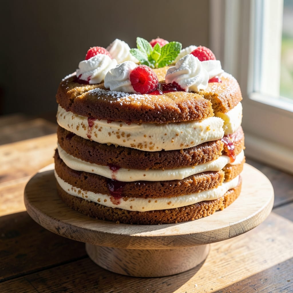 6-Inch Cookie Cake Recipe: Mini Dessert Tower With Cream Cheese Frosting Swirls