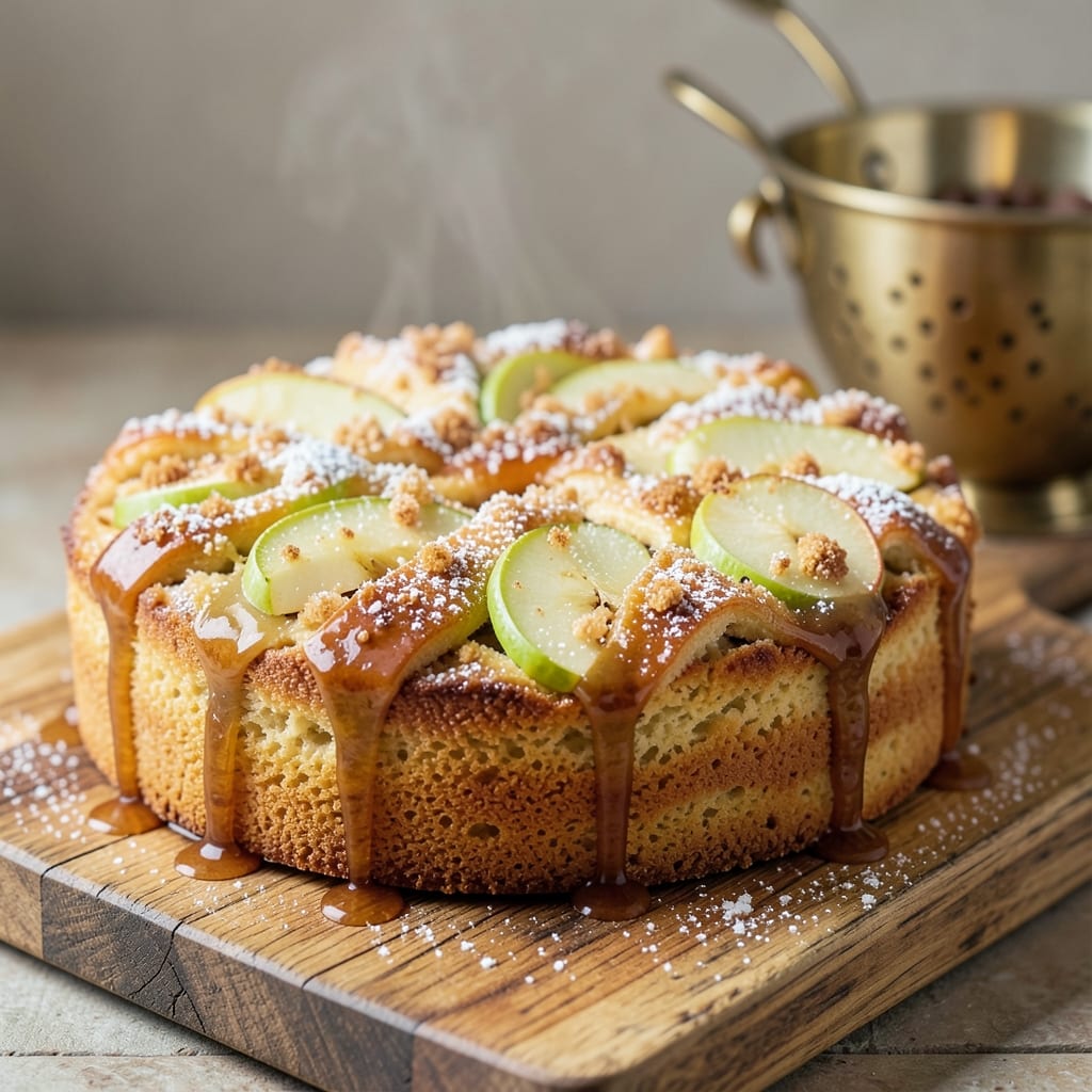 5 Star Apple Coffee Cake Recipe: Spiced Streusel Crown With Moist Apple Layers
