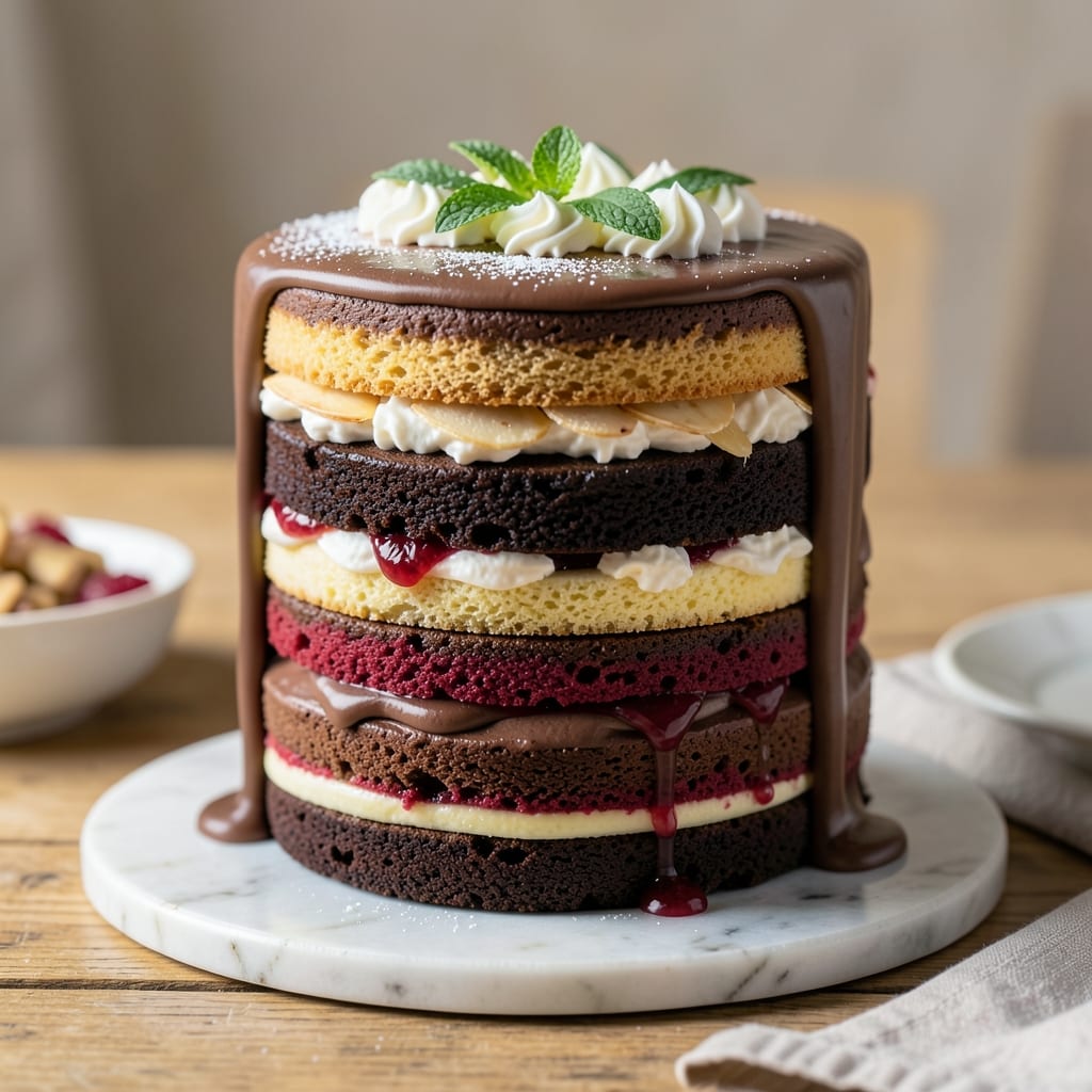 7 Layered Vanilla Cake Recipe: Swiss Roll Magic Without the Mess