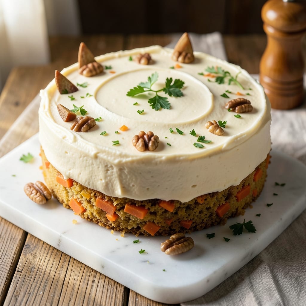 12-Inch Carrot Cake Recipe: Spiced Moistness With Cream Cheese Frosting Swirls