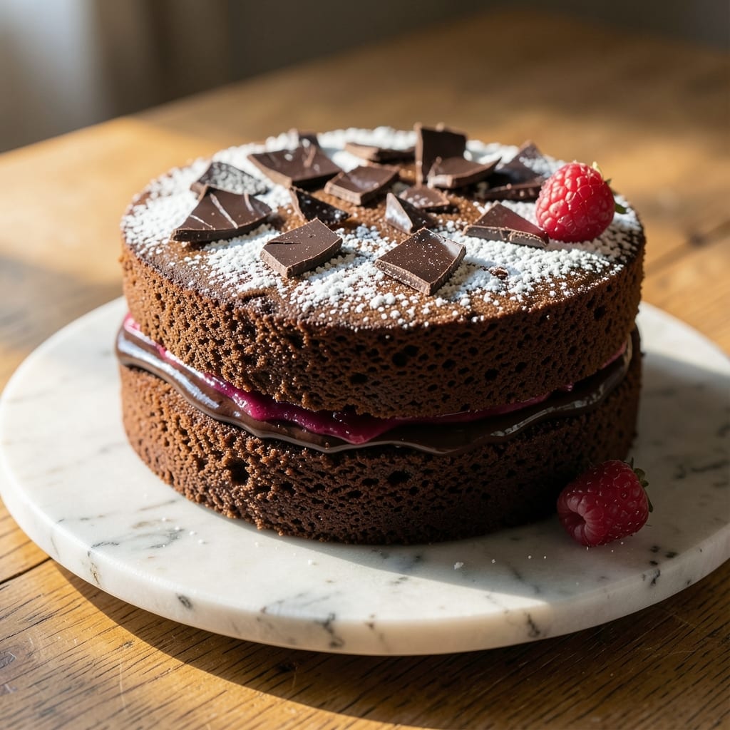 6-Inch Chocolate Sponge Cake Recipe: Rich Moist Center With Crispy Edges