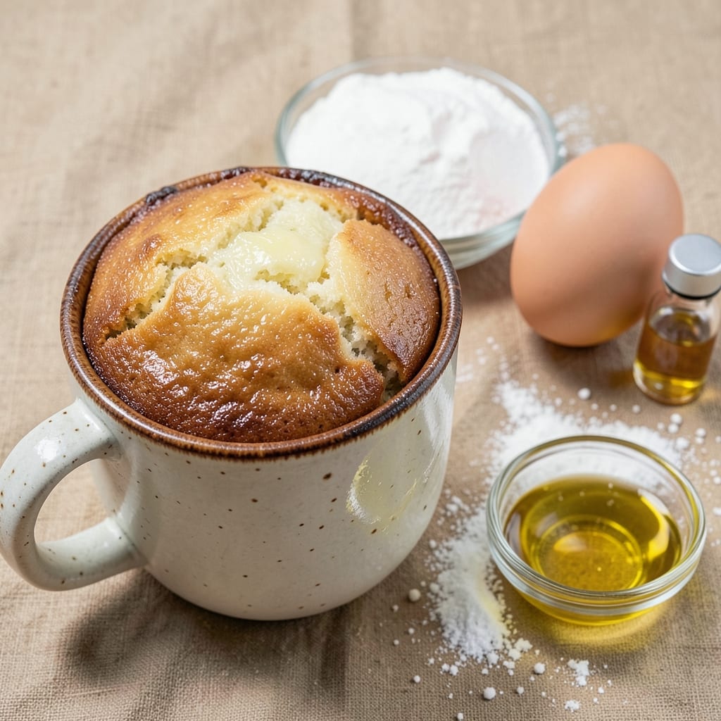4-Ingredient Mug Cake Recipe: Single-Serve Decadence With Zero Mixing