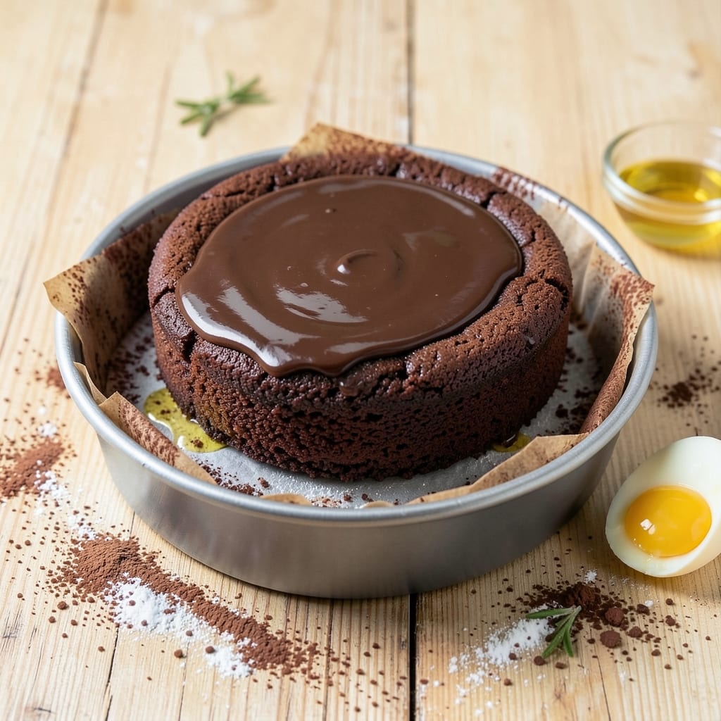 All-In-One Chocolate Cake Recipe: Fudgy Layers and Crispy Top Magic