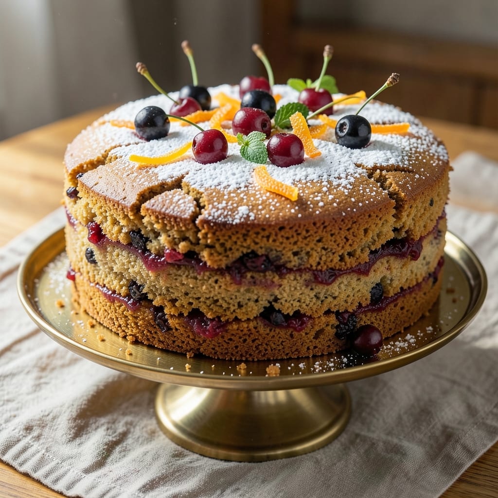 Almond Meal Fruit Cake Recipe: Nutty Moistness With Citrus Zest Magic