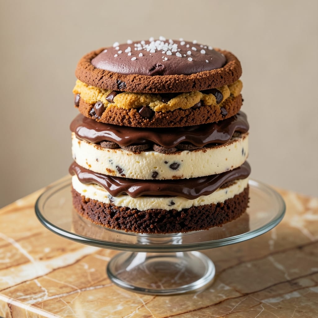 5 Layer Brownie Cookie Cheesecake Recipe: Fudgy, Crispy, Creamy Magic in One Tin