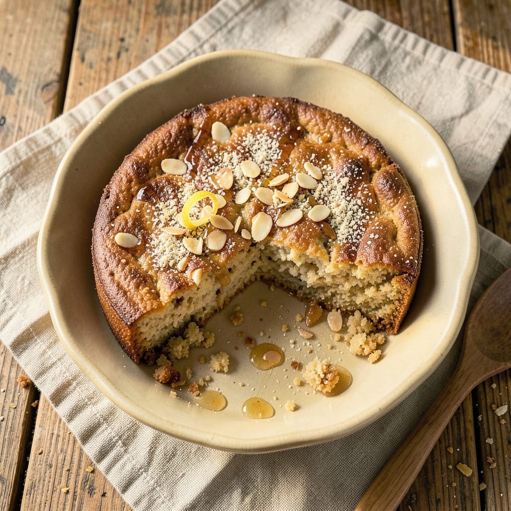 Almond Semolina Cake Recipe: Crunchy Crust and Almond-Infused Layers