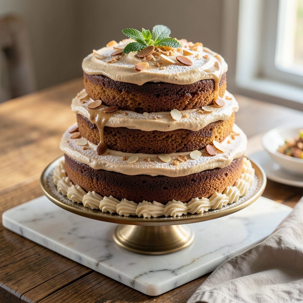 Almond Buttercream Cake Recipe: Nutty Swirls and Velvety Frosting Bliss