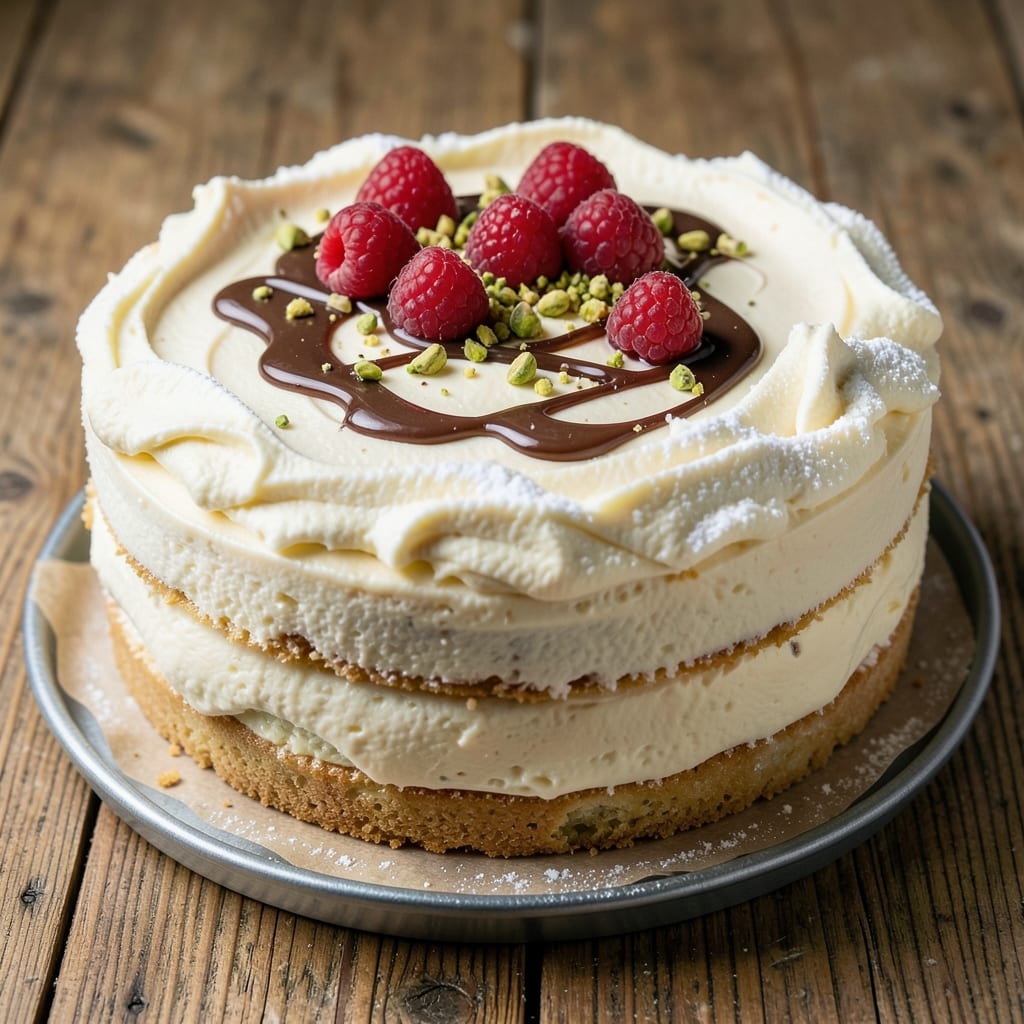 500g Cake Recipe: Single-Tin Wonder With Vanilla Buttercream Rivers