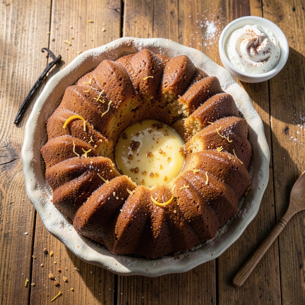 12-Cup Bundt Cake Recipe: Glass-Pan Crispness With Vanilla Bean Infusion