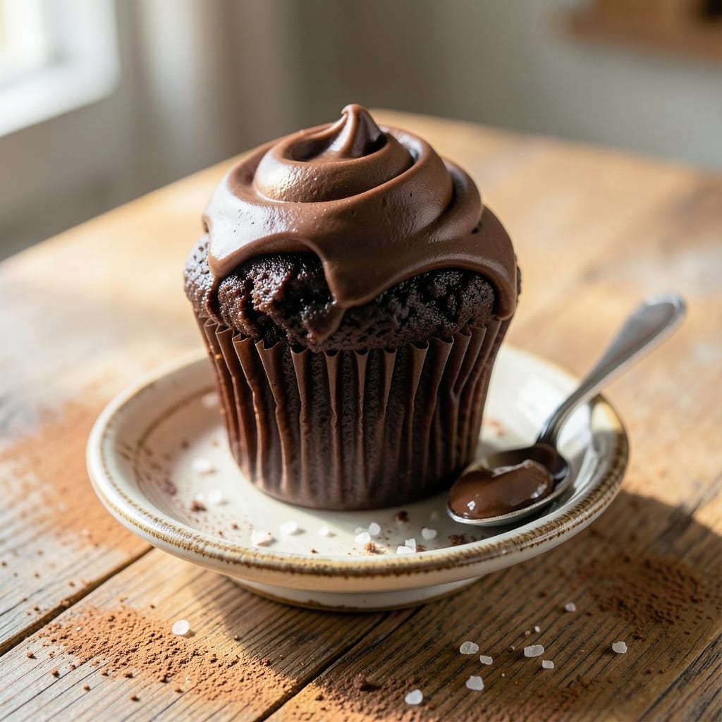1 Chocolate Cupcake Recipe: Single-Serve Decadence in a Tin