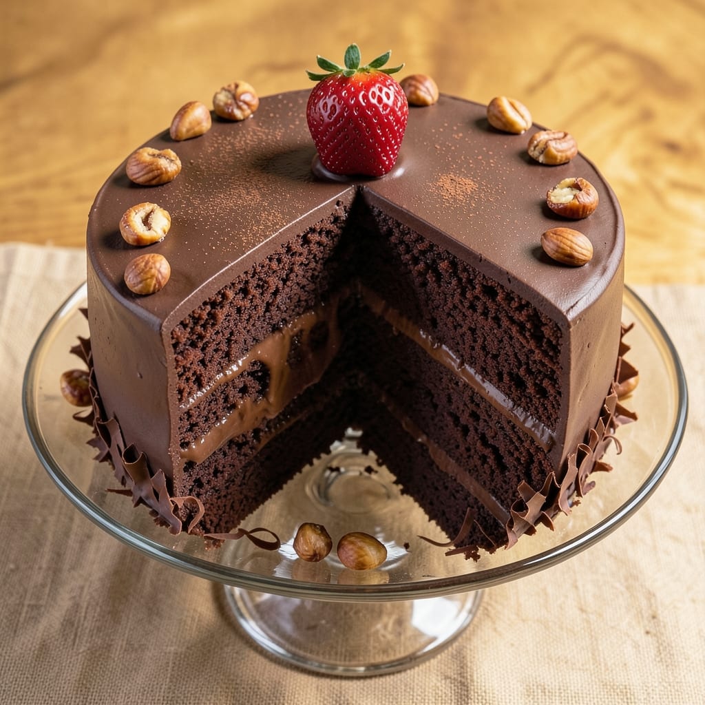 Alden Merrell's Chocolate Cake Recipe: Fudgy Layers and Boozy Vanilla Swirls
