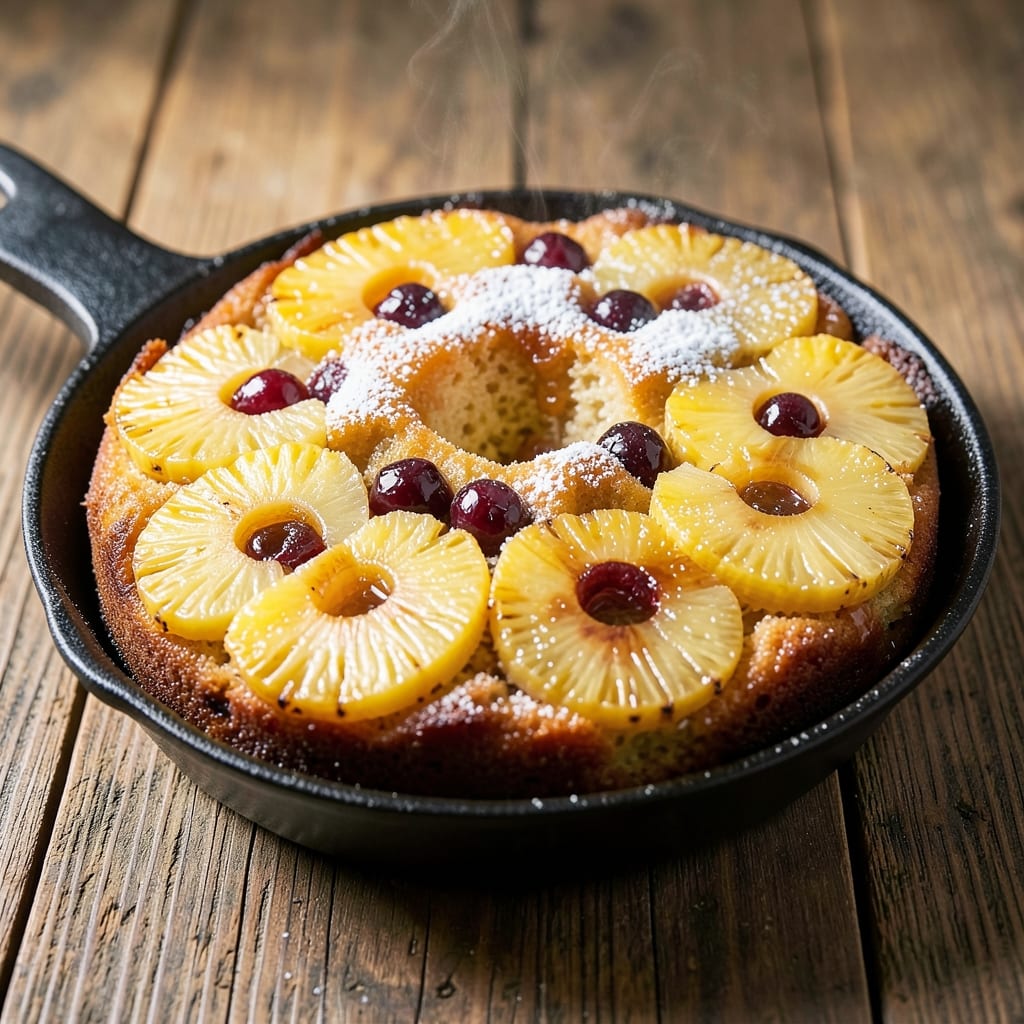 Alton Brown's Pineapple Upside Down Cake Recipe: Caramelized Fruit Magic in One Pan