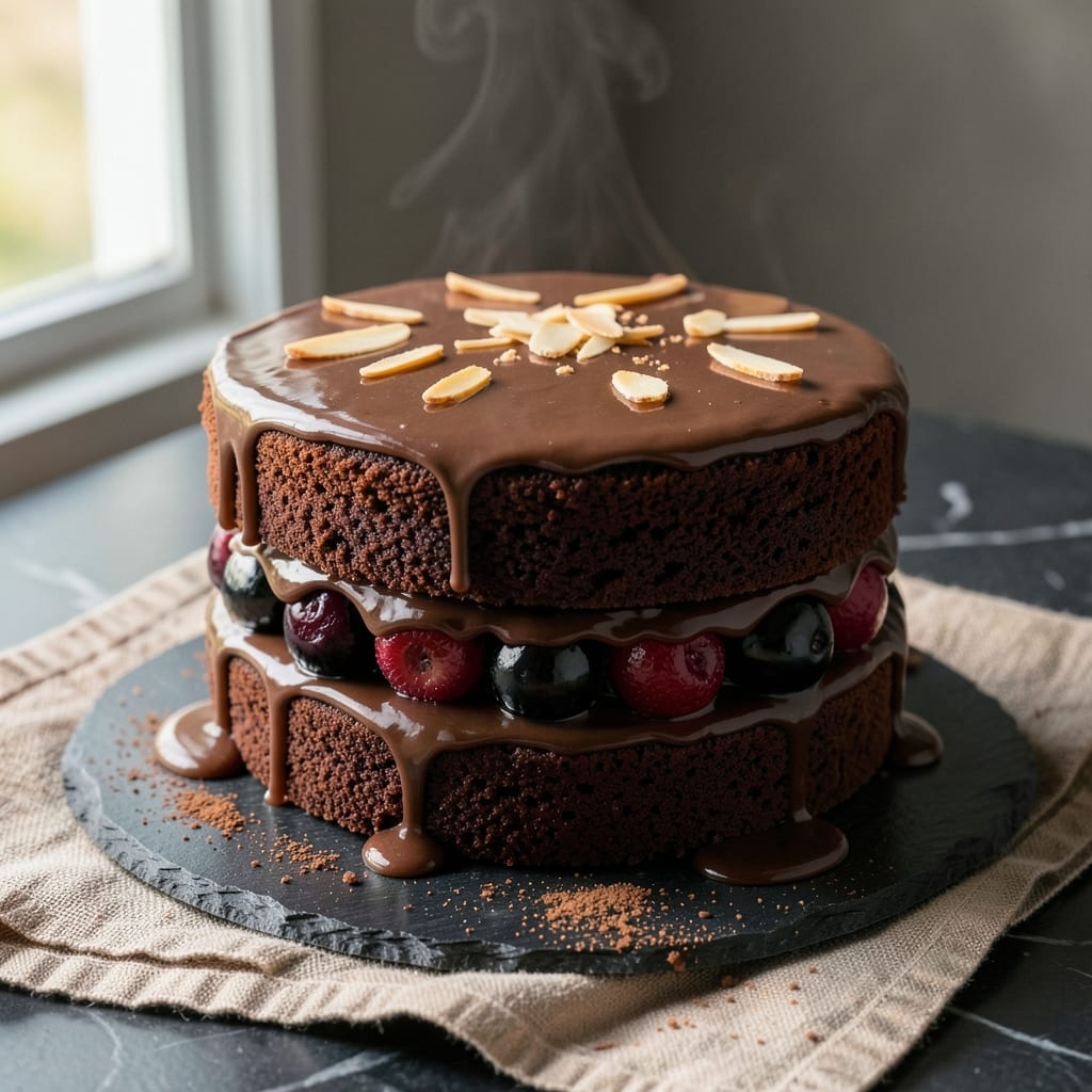 6-Inch Black Forest Cake Recipe: Miniature Masterpiece With Cherries and Chocolate