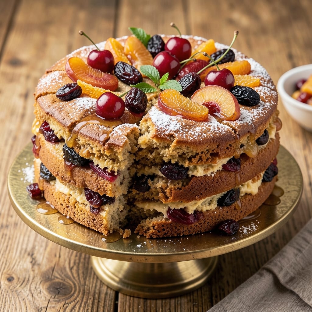 All-Fruit Cake Recipe: Boozy Moisture and Spiced Walnut Crunch