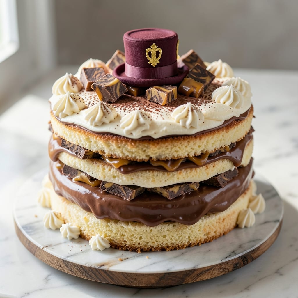 3 Musketeers Birthday Cake Recipe: Nutty Vanilla Swirls With Crunchy Almond Crown