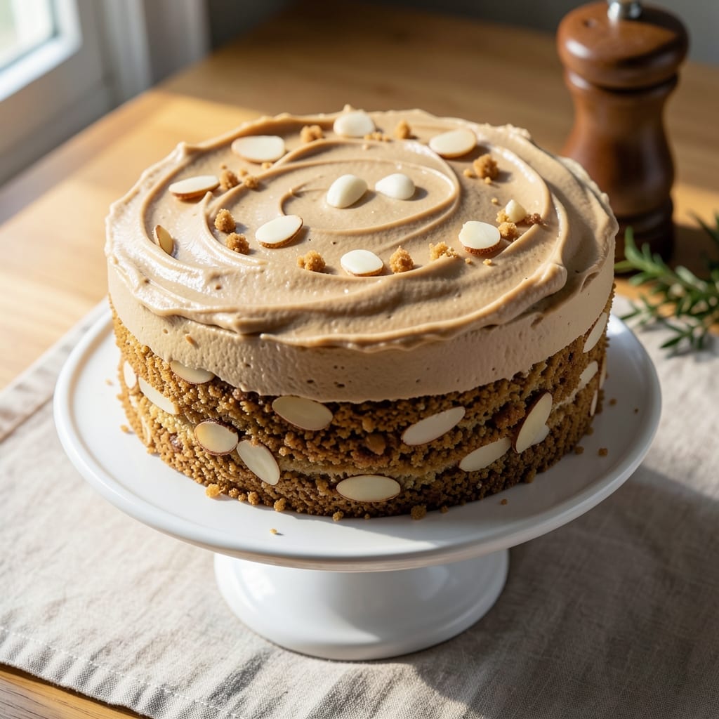 Almond Cookie Cake Recipe: Crunchy Top, Gooey Almond Swirls