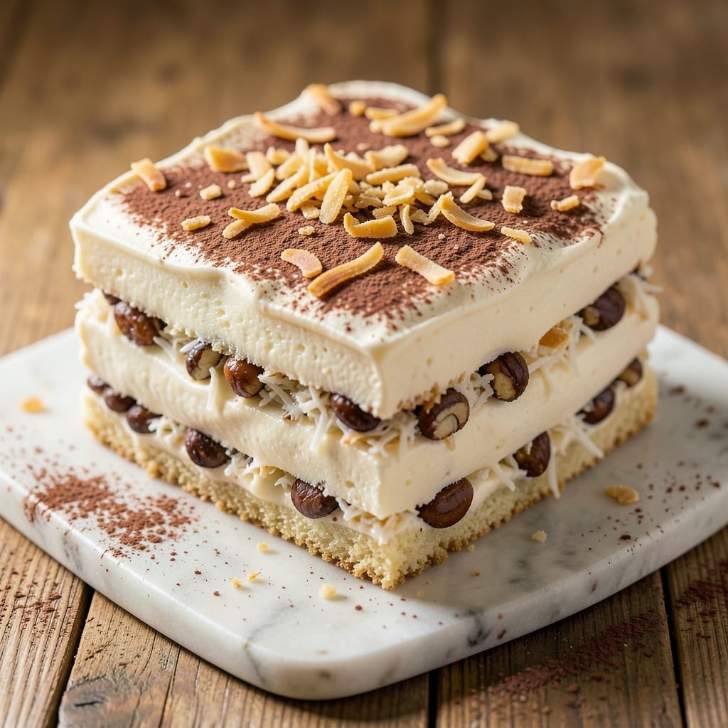 Almond Joy Sheet Cake Recipe: Tropical Nut Swirl Magic in Layers