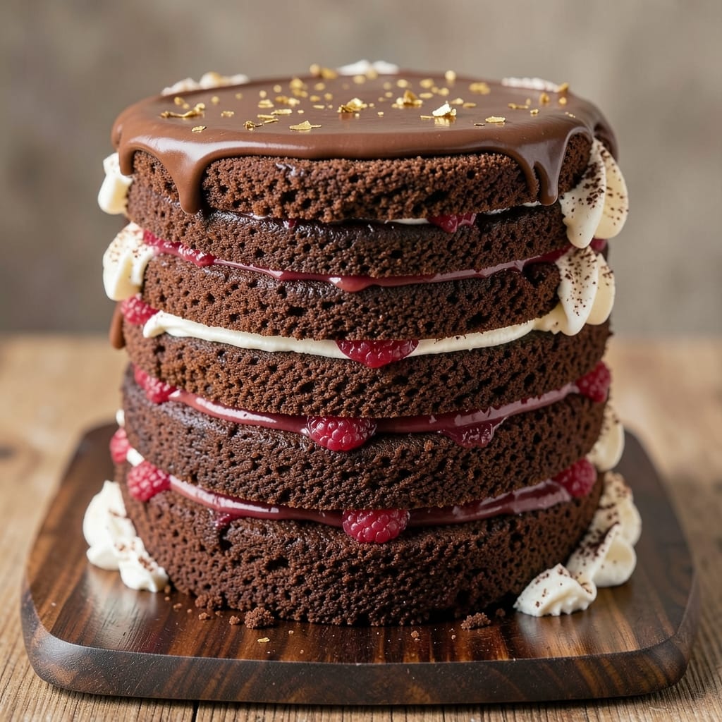 20 Layer Chocolate Cake Recipe: Silky Smooth Layers and Fudgy Base Magic