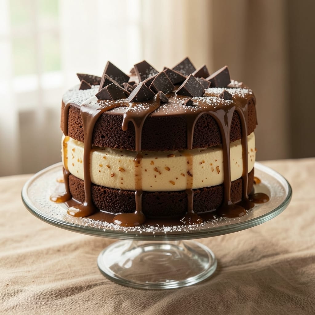 Amaretto Mousse Cake Recipe: Nutty Liqueur Layers With Silky Chocolate Base