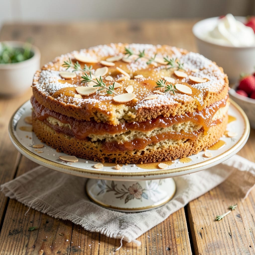 Almond Apricot Cake Recipe: Sun-Kissed Layers With Caramelized Fruit Shine