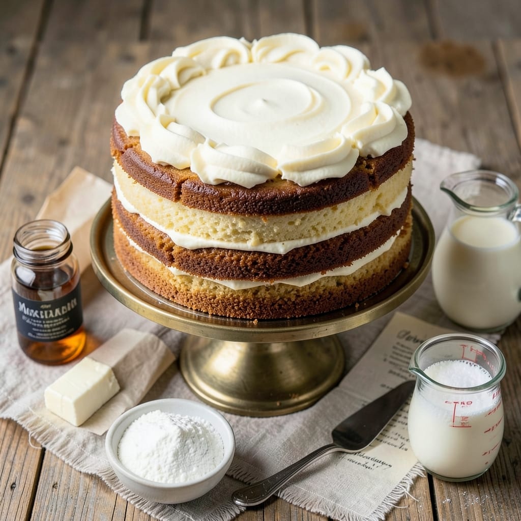 1 Kg Vanilla Cake Recipe: Moist Layers and Buttery Vanilla Frosting Bliss