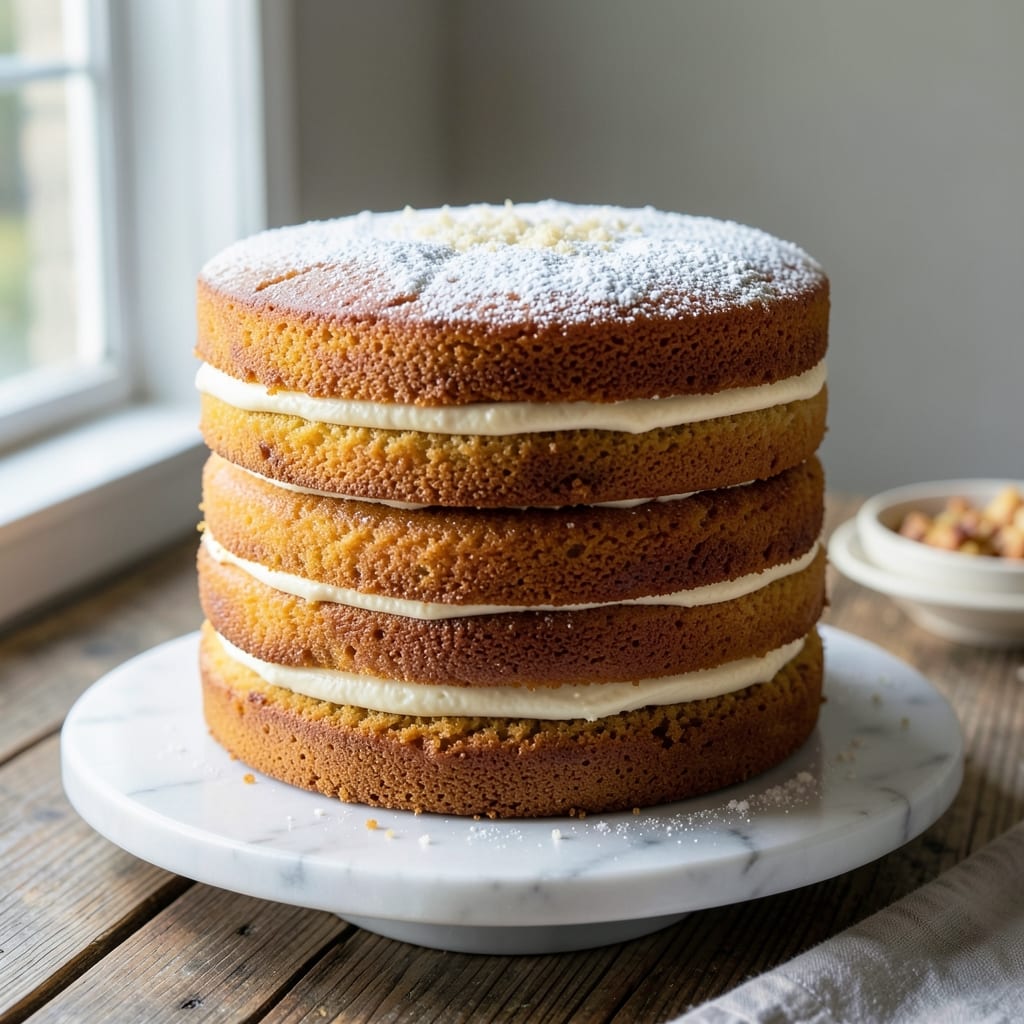 3 Layer Pound Cake Recipe: Vanilla Bean Frosting Swirls and Buttery Crust Secrets