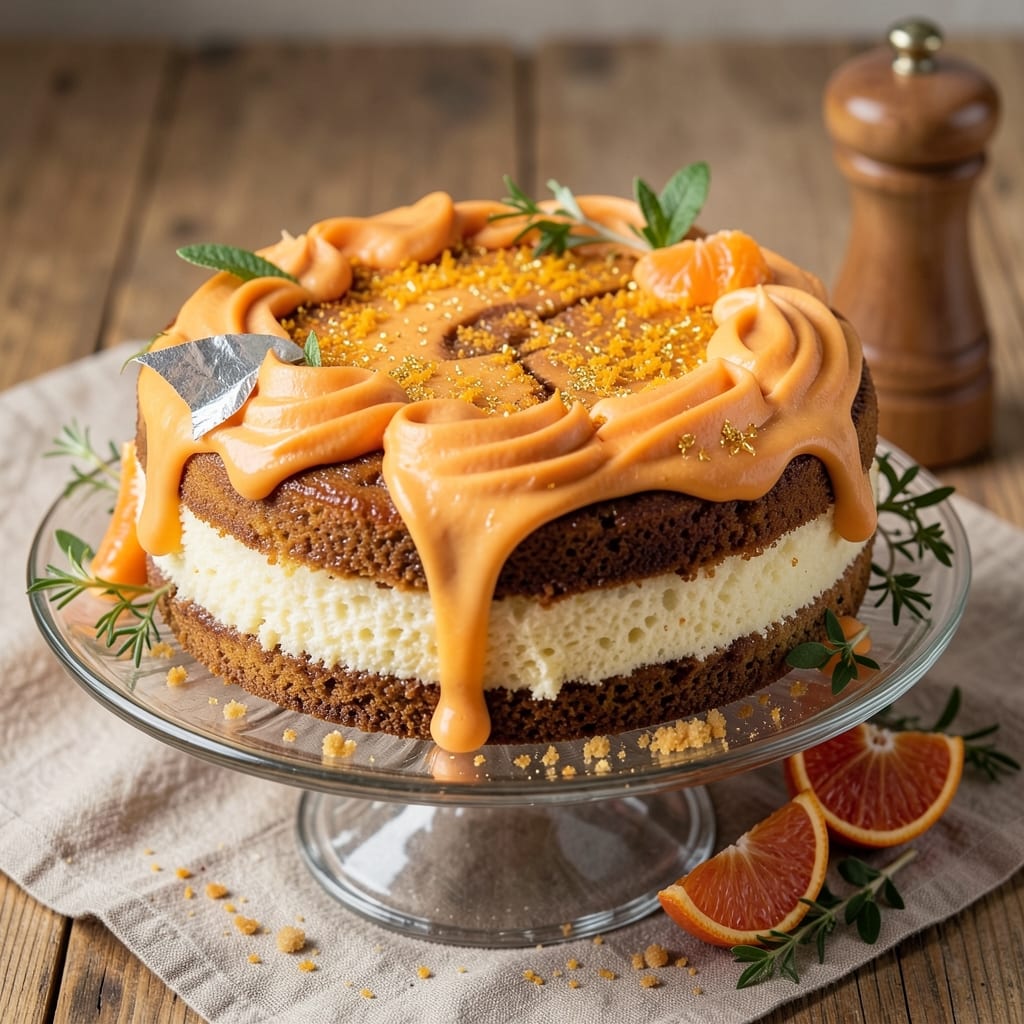 Amazing Orange Cake Recipe: Zesty Vanilla Swirl Magic in One Bowl