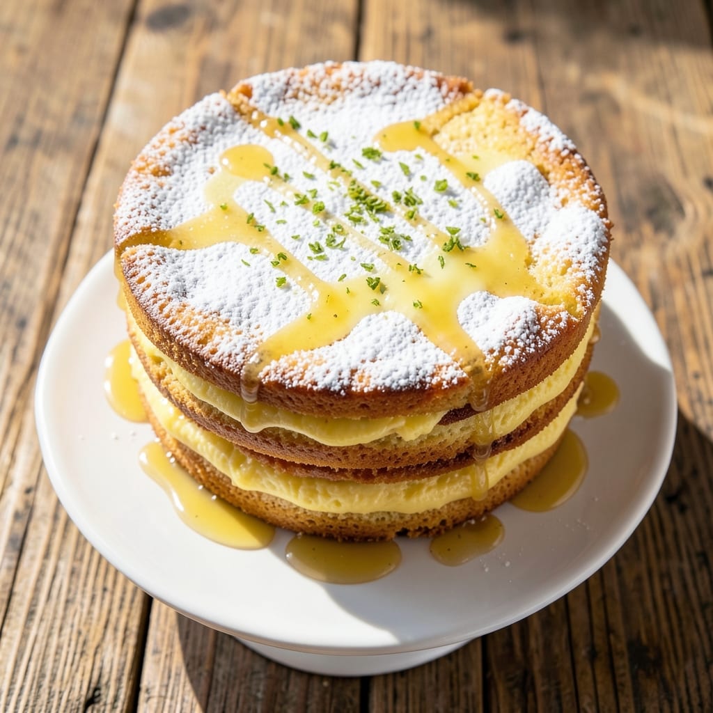 Amalfi Coast Lemon Cake Recipe: Zesty Citrus Layers with Almond Crunch