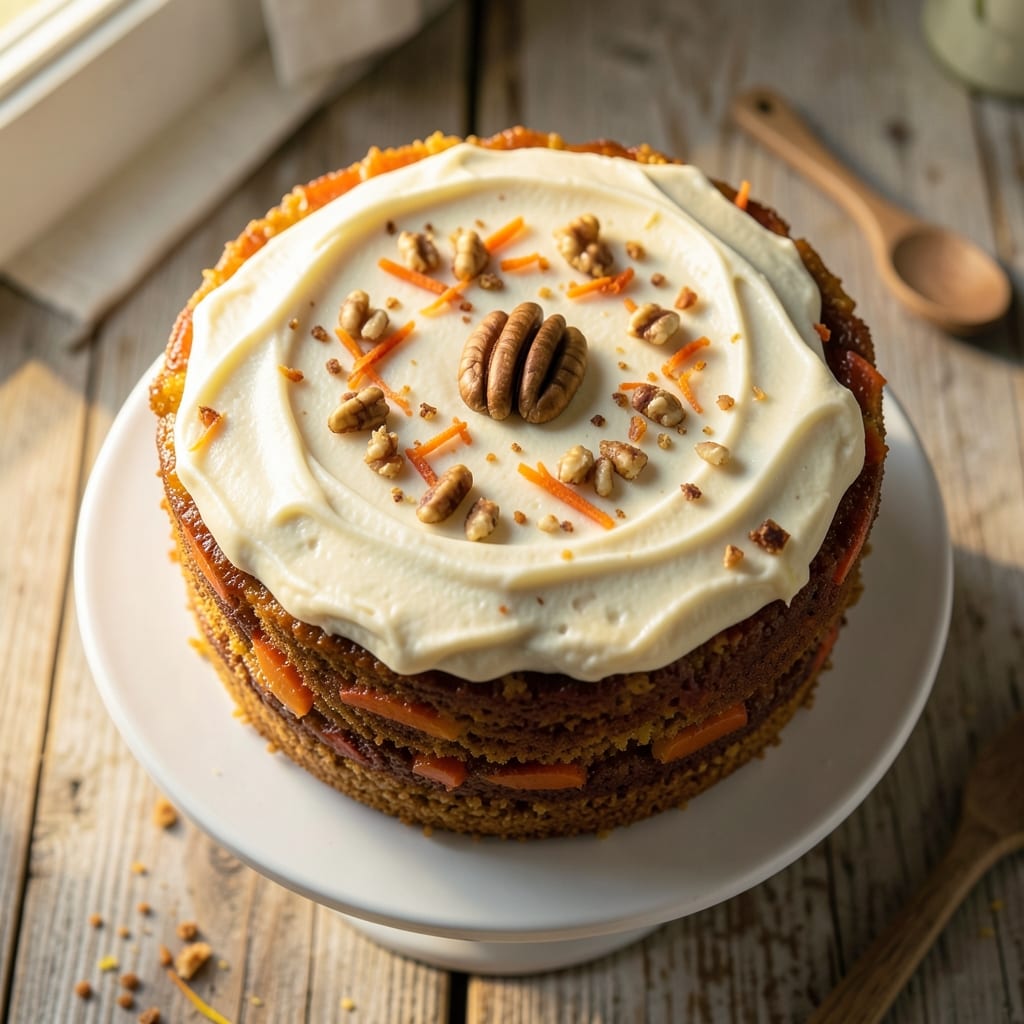 24 Carat Carrot Cake Recipe: Gold-Edged Crunch and Cream Cheese Frosting Bliss