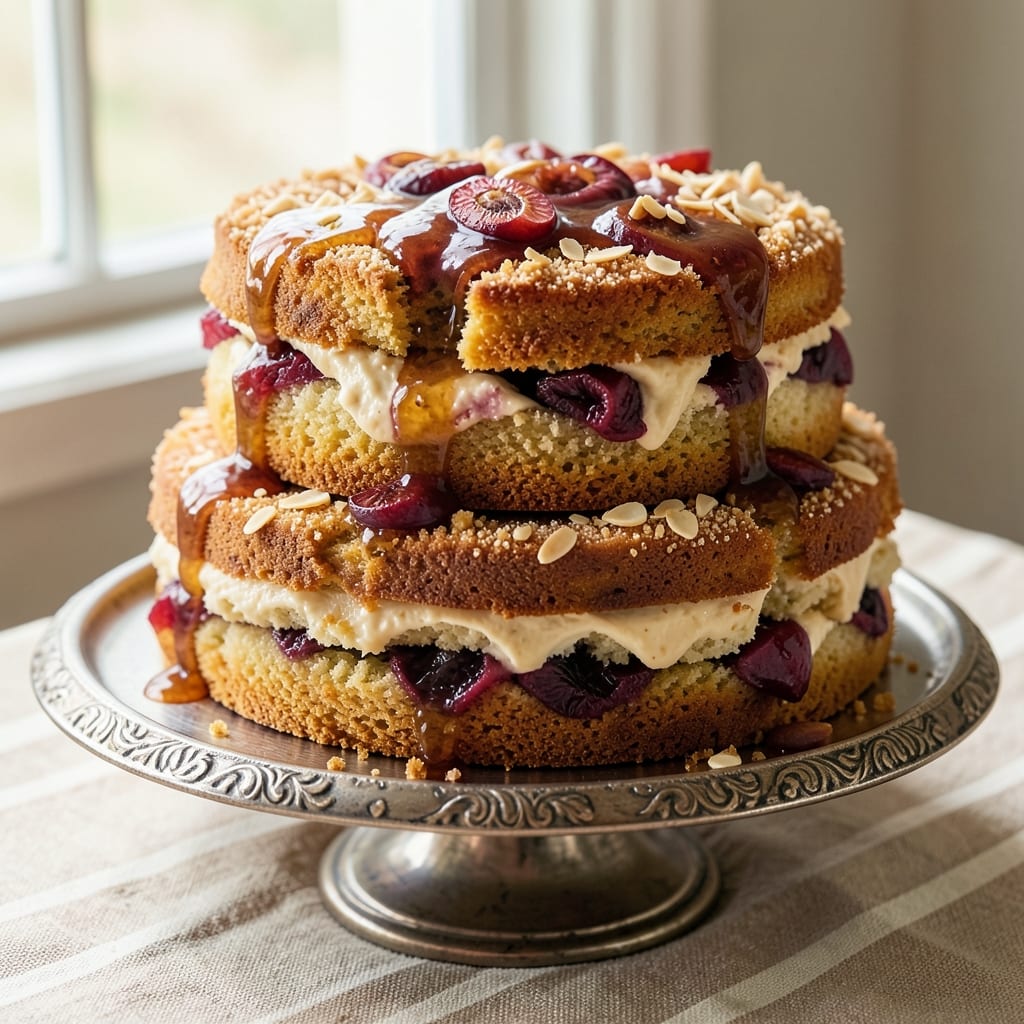 Almond Plum Cake Recipe: Velvety Swirls and Bursting Fruit Magic
