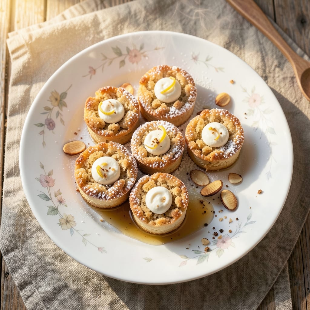 Almond Ricotta Tea Cakes Recipe: Lightly Sweetened Bites with Nutty Crispness