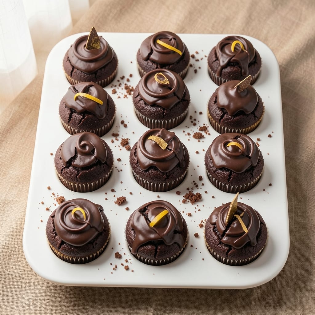 5 Star Chocolate Cupcakes Recipe: Moist Cocoa Layers with Silky Ganache Drizzle