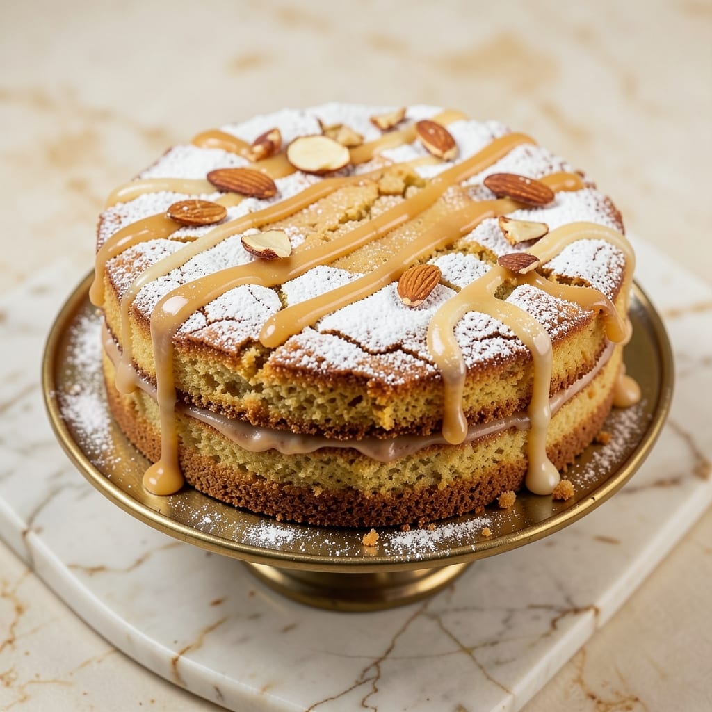 Almond Amaretto Pound Cake Recipe: Boozy Nutty Layers With Crispy Crown