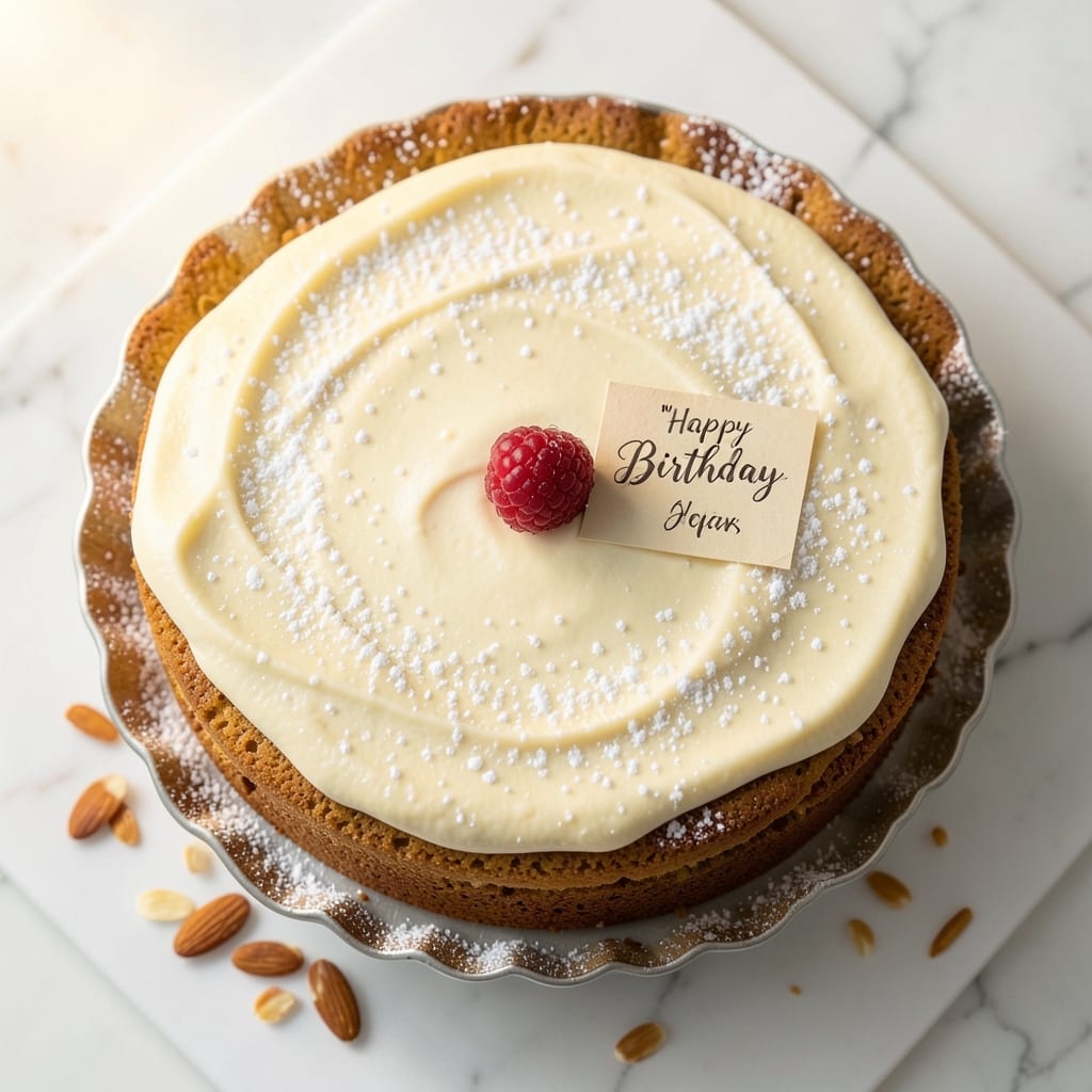 8-Inch Birthday Cake Recipe: Vanilla Buttercream Rivers and Crispy Top Magic
