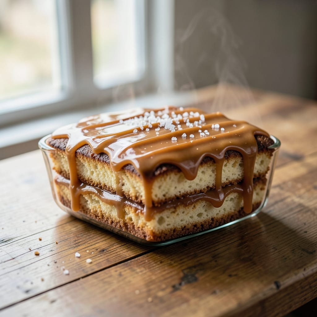 Amazing Caramel Cake Recipe: Molten Center That Never Crystallizes