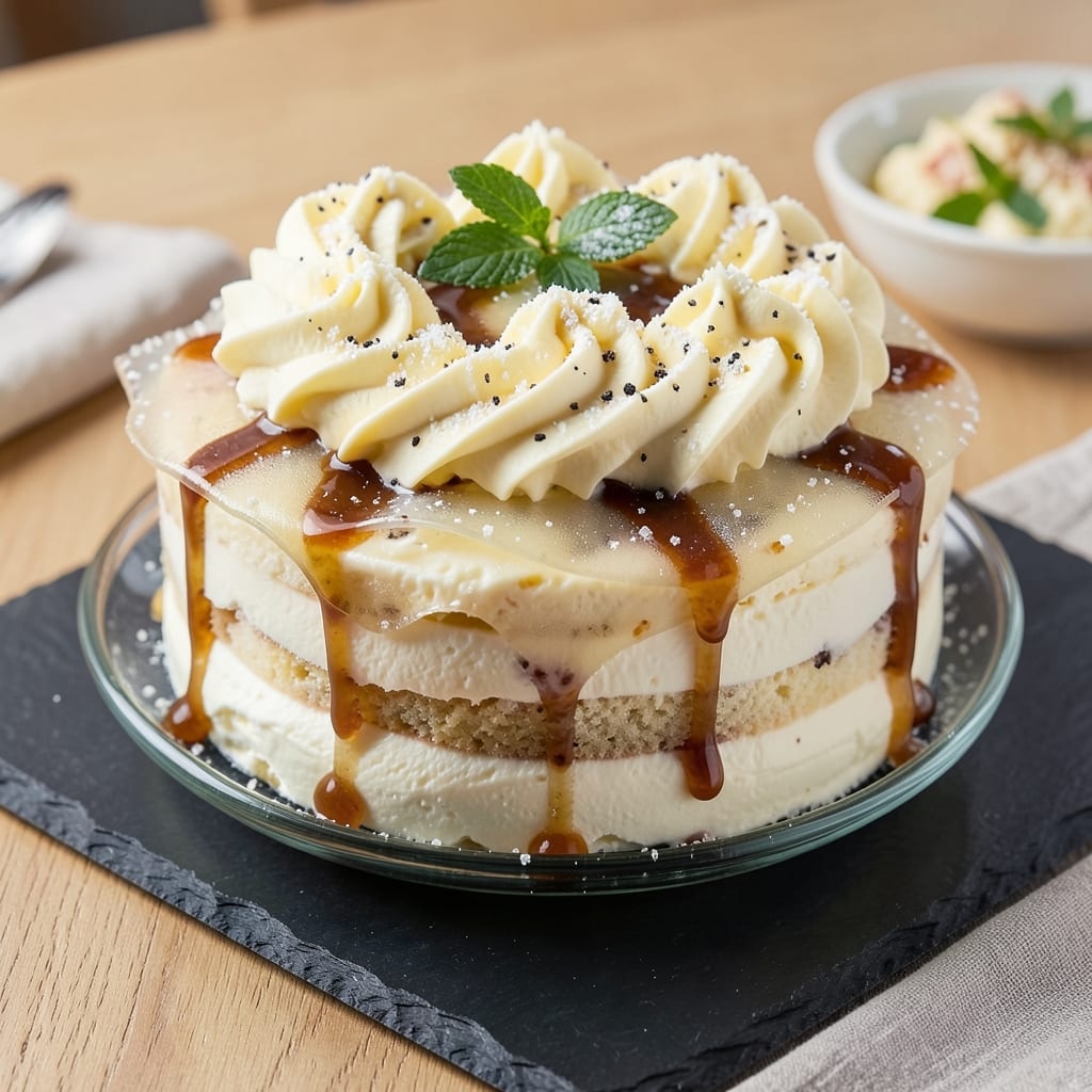 All Ice Cream Cake Recipe: No-Bake Vanilla Bean Swirl Magic