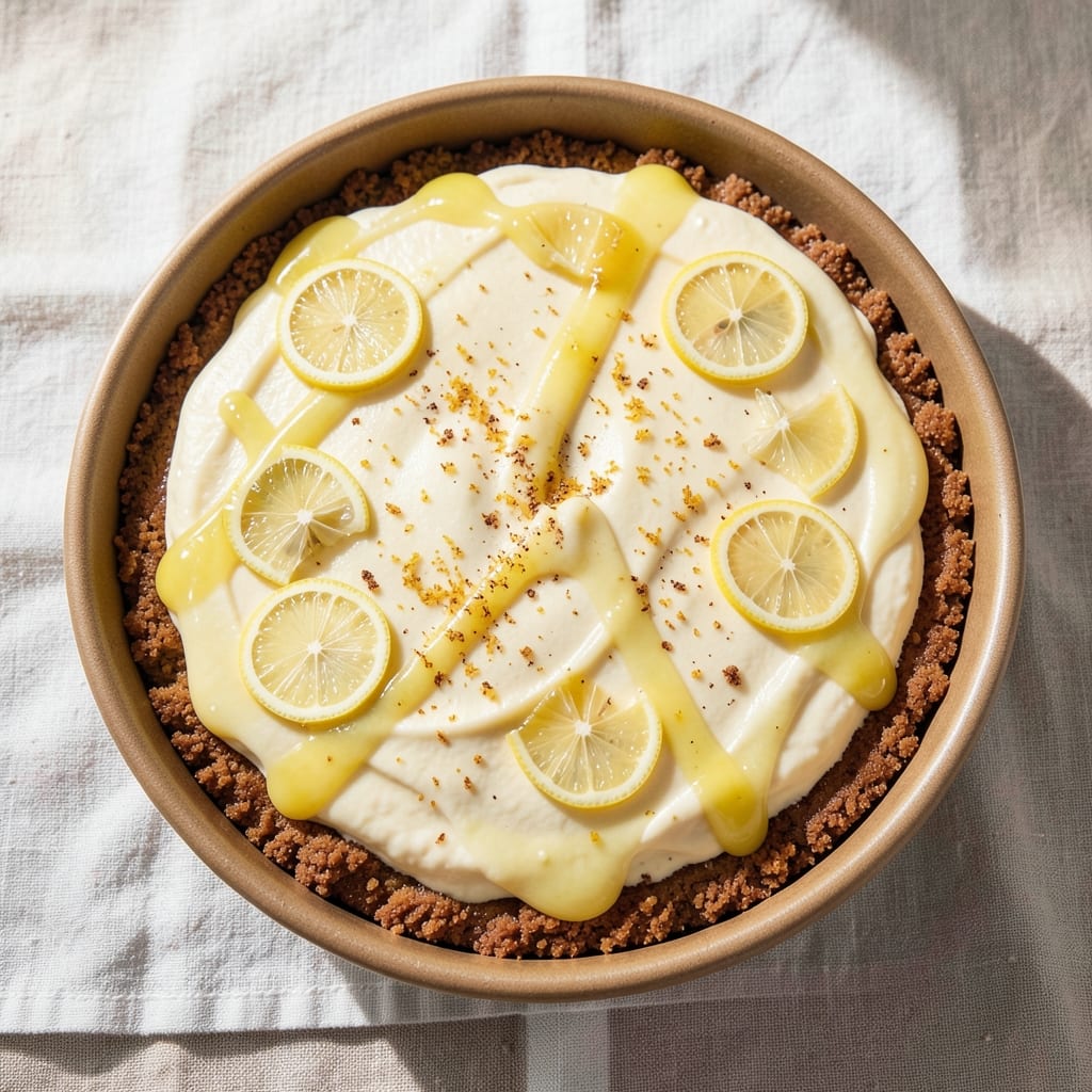 8-Inch Lemon Cheesecake Recipe: Bright Citrus Swirls and Buttery Crust Crunch